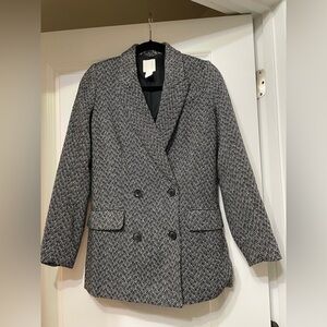 H&M herringbone coat